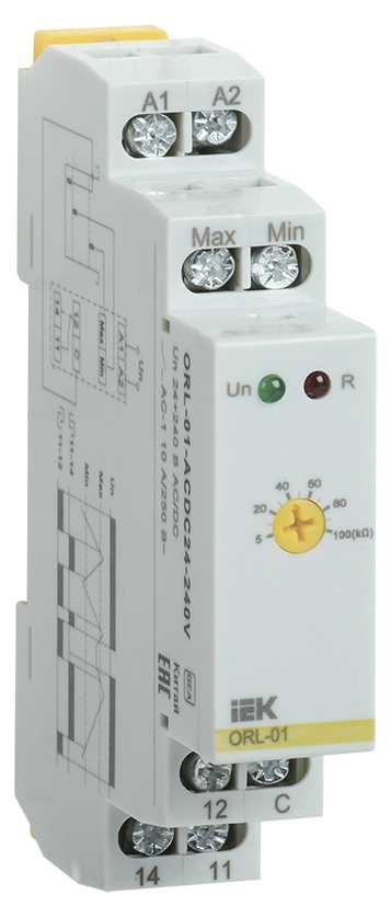 Реле контролю рівня ORL-01 24-240В AC/DC IEK