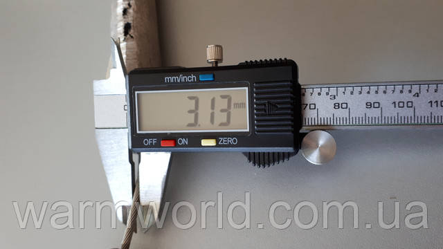 Толщина тросика 3 мм Толщина тросика 3 мм