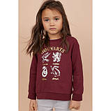 Дитячий джемпер світшот на флісі Hogwarts H&M на дівчинку 2-4 роки - р.98/104 /59607, фото 2