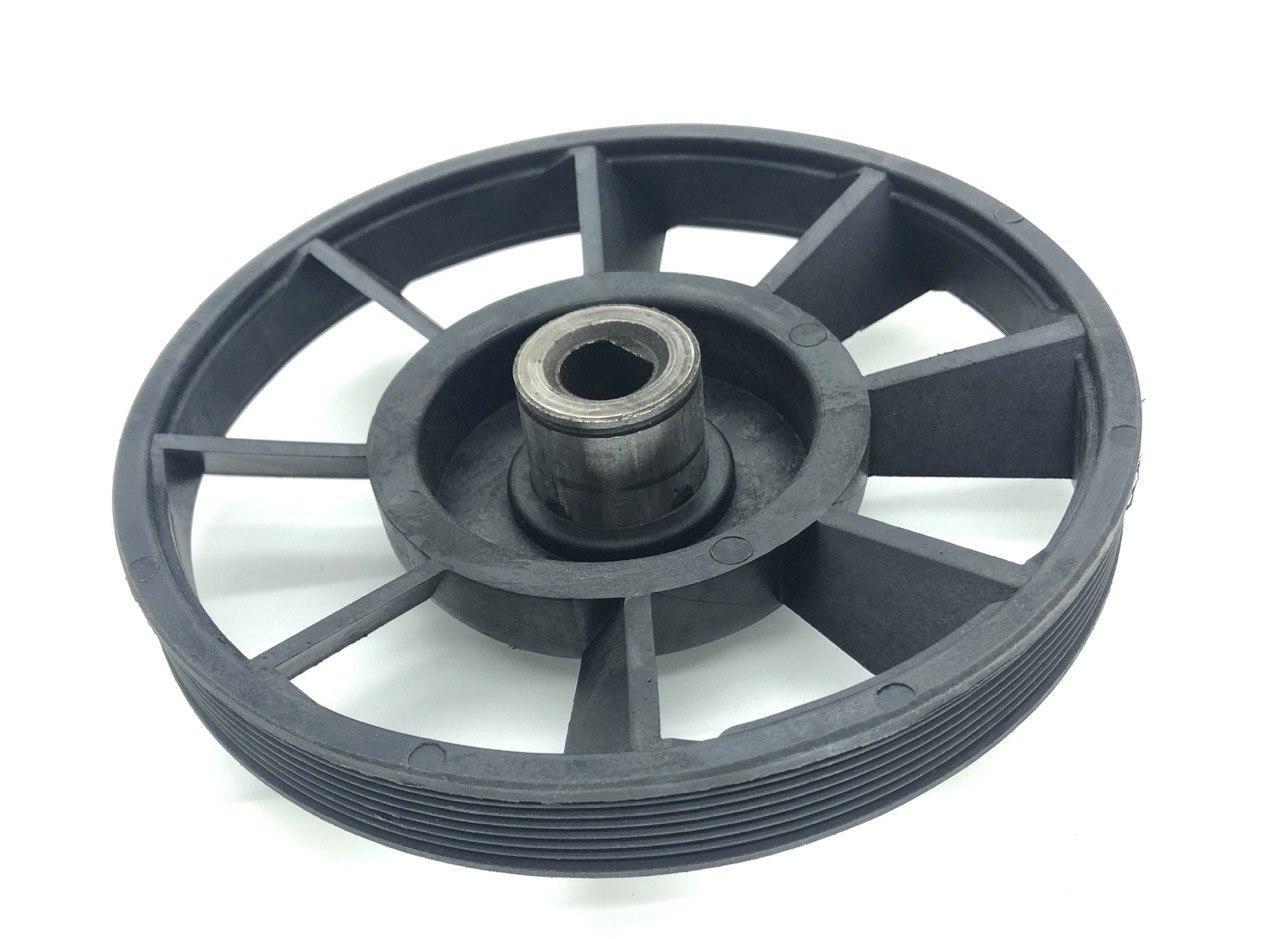 Шків для бетонозмішувача D-162мм, d-15мм ручейковий втулка метал бетономішалки, фото 1