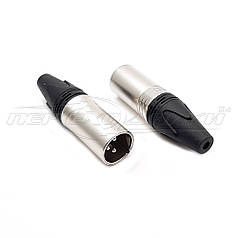 Роз'єм HQ штекер XLR (Canon) 3 pin на кабель "SoundProf Line"