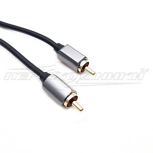 Кабель відео 1RCA-1RCA коаксіальний (преміум'якість), 1.8 м, фото 1