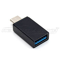 Перехідник OTG USB 3.0 to Type-C (чорний)