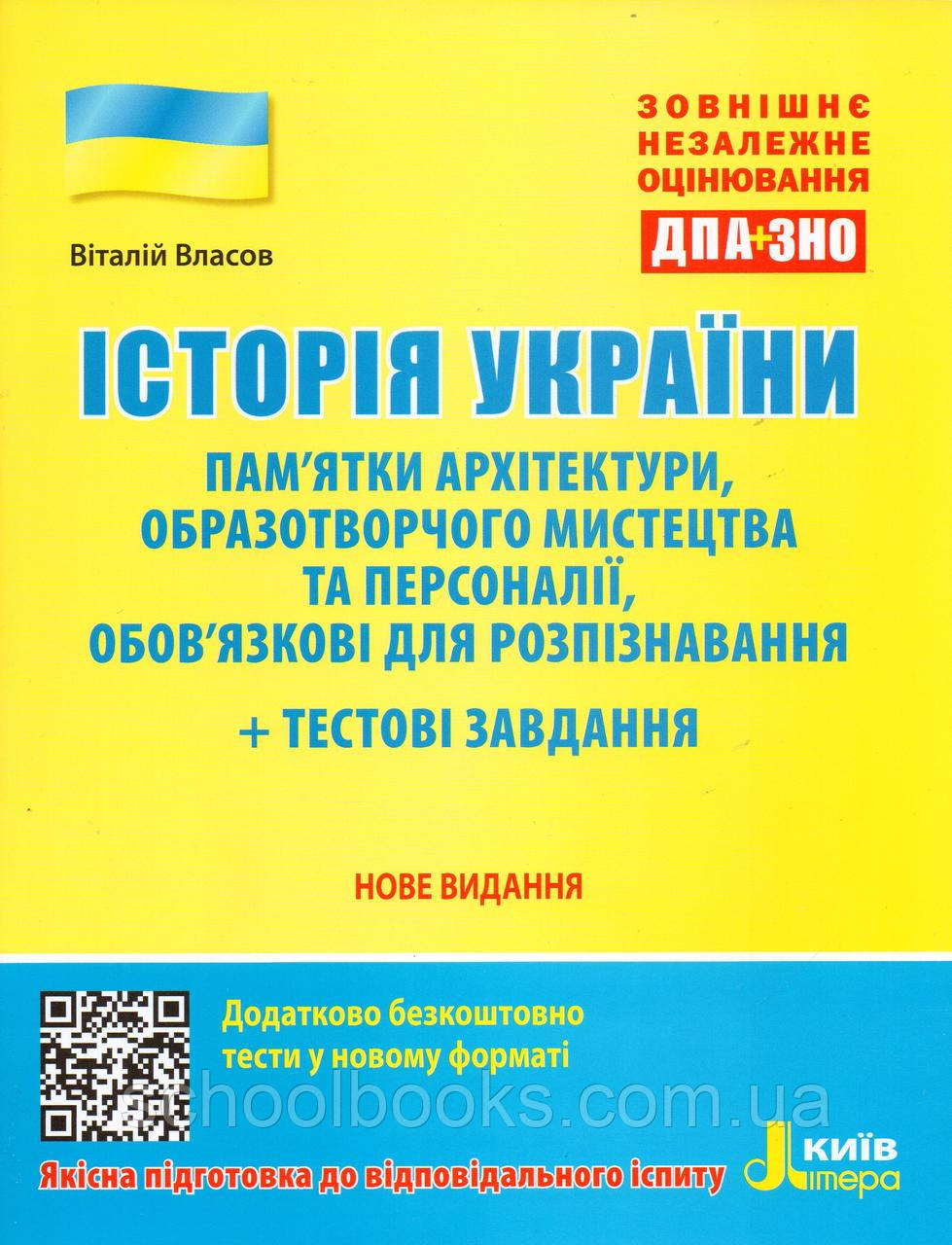 ЗНО Історія України Пам'ятки архітектури 2021 р. Власов В.