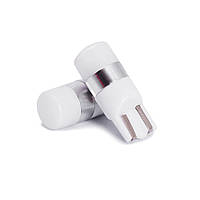 Автомобільна LED лампа T10 W5W 12-24V 1smd 3030 Philips світлодіодна з драйвером, білий колір світла