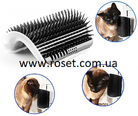 Щетка чесалка угловая для самогруминга кошек CAT IT Self Groomer