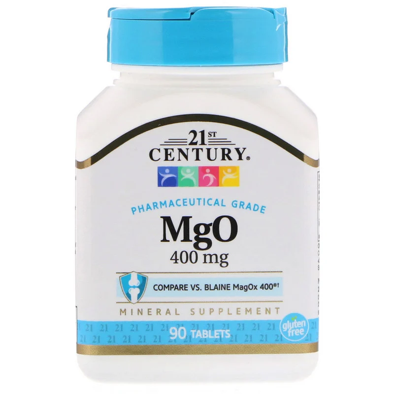 Магній MgO 400 мг 21st Century 90 таблеток