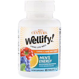Вітаміни Wellify! Men's Energy Multivitamin Multimineral 21st Century 65 таблеток