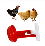 Ніпельна модульна поїлка з краплевлавлювачем під шланг, фото 3