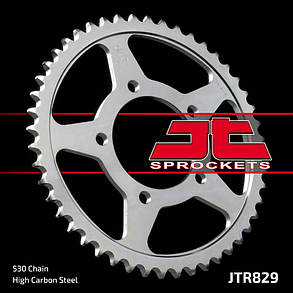 JTR829.42 задня Зірка 42 зуба SUZUKI GSF, GSX, GSX-R, RF, VZ 400-1100 аналог Sunstar 1-5383, фото 4