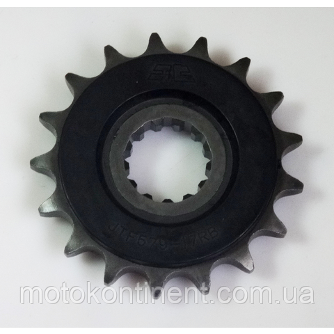 JTF579.17RB Зірка передня c демпфером на 17 зубів YAMAHA FJ, FZ1, FZS,MT-01, RD, RZ, XJR, YZF-R - SUNSTAR 517