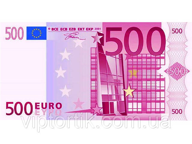 Друк їстівного фото — Формат А4 — Вафельний папір — Євро 1 шт., фото 1