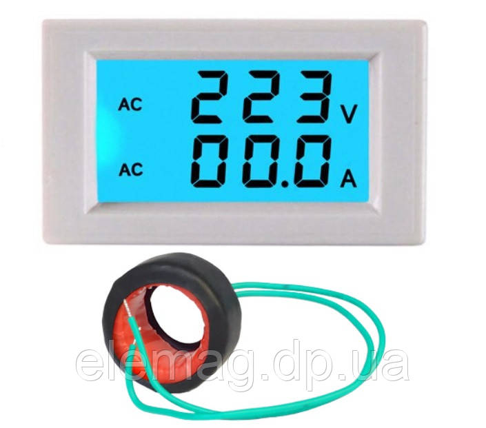 Амперметр Вольтметр D85-2042A, цифровий, AC 80-300 V, 0-100A, фото 1