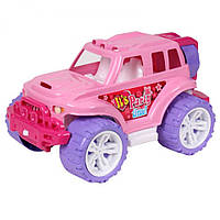 Машина игрушечная, пластиковая "Розовая" Технок 4609