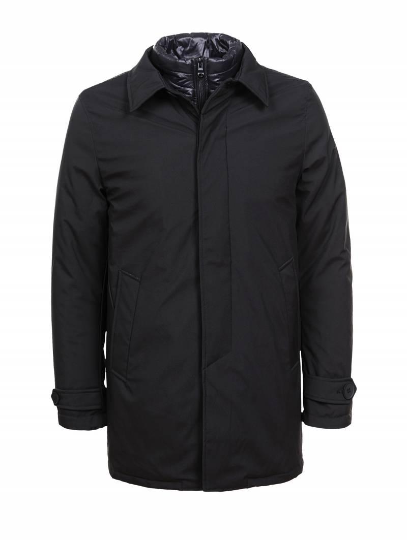 Мужская Демисезонная Удлиненная Черная Куртка Пальто — Купить Недорого ...