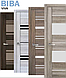 Двері засклені міжкімнатні новий стиль Віва "Валенсія BLK,G,GRF" 60,70,80,90 см баварський бук, фото 7