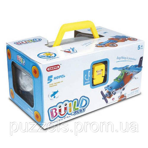 Конструктор Build&Play 5 в 1 Самолет 132 эл. (J-201) (ID ...