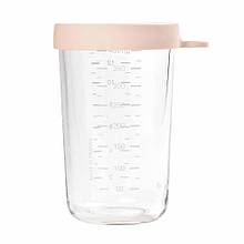 Скляний контейнер, Beaba; Об'єм — 400 млЦвет — Рожевий