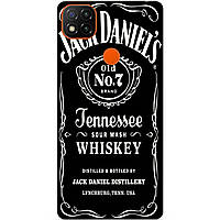 Силіконовий бампер чохол для Xiaomi Redmi 9c з малюнком Jack Daniels