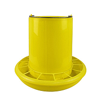 Годівниця для бройлерів. Кормушка бункерна. Годівниця пластикова. Годівниця підлогова для курей 8 л.