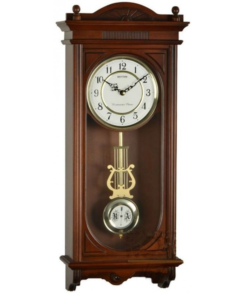 Настінний годинник RHYTHM CMJ341SR06 з боєм