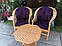 Мебель з лози (набір з накидками)., фото 4