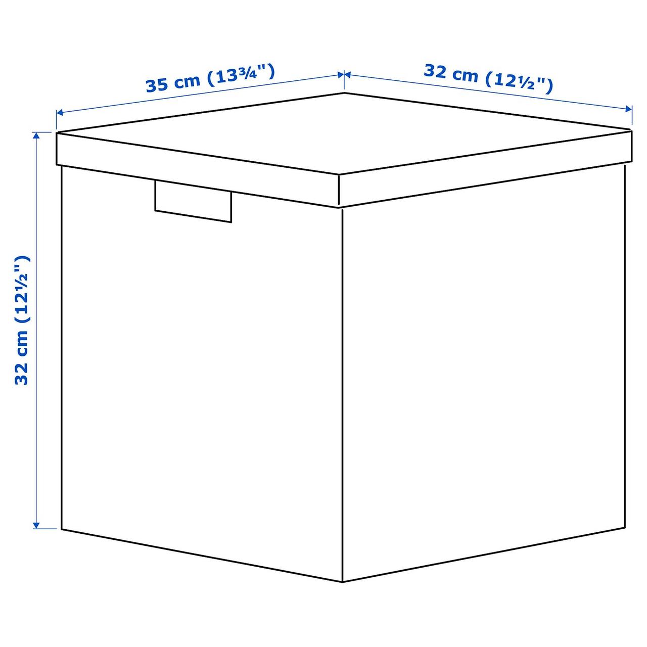 IKEA Коробка с крышкой TJENA (ИКЕА ТЬЕНА) 20467318 - фото 3 - id-p1254310662