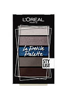 Палетка тіней для повік l'oréal Paris La petite palette №4 Stylist 4г