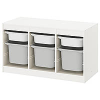 IKEA Стеллаж с контейнерами TROFAST ( 093.287.91)