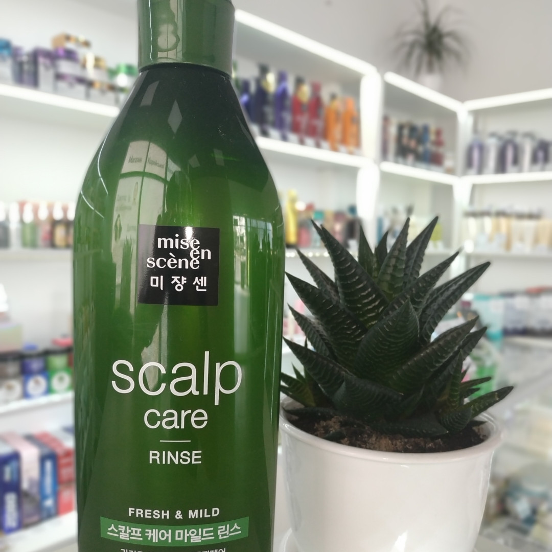 Освіжний кондиціонер для чутливої шкіри голови MISE EN SCENE Scalp Care Rinse 680 мл