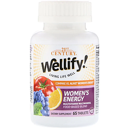 Вітаміни Wellify! Women's Energy Multivitamin Multimineral 21st Century 65 таблеток