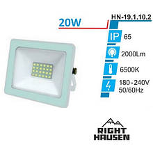 Прожектор RIGHT HAUSEN SOFT LINE LED 20W 6500K IP65 БІЛИЙ HN-191102