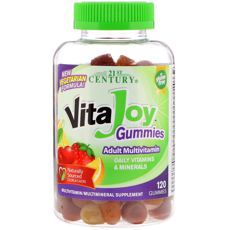 Вітаміни VitaJoy Gummies Adult Multivitamin 21st Century 120 жувальних таблеток