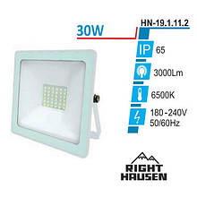 Прожектор RIGHT HAUSEN SOFT LINE LED 30W 6500K IP65 БІЛИЙ HN-191112