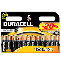 Батарейка Duracell LR6 Bl 12 AA (12шт)