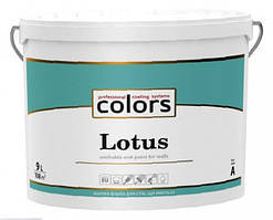 Фарба Lotus interior COLORS латексна для стін в сухих приміщеннях, 9л