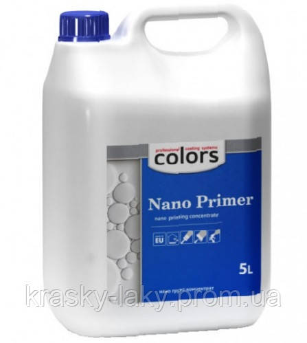 Грунт для слабых оснований Nano primer Colors концентрат с наночастицами, 5л - фото 1 - id-p332853352