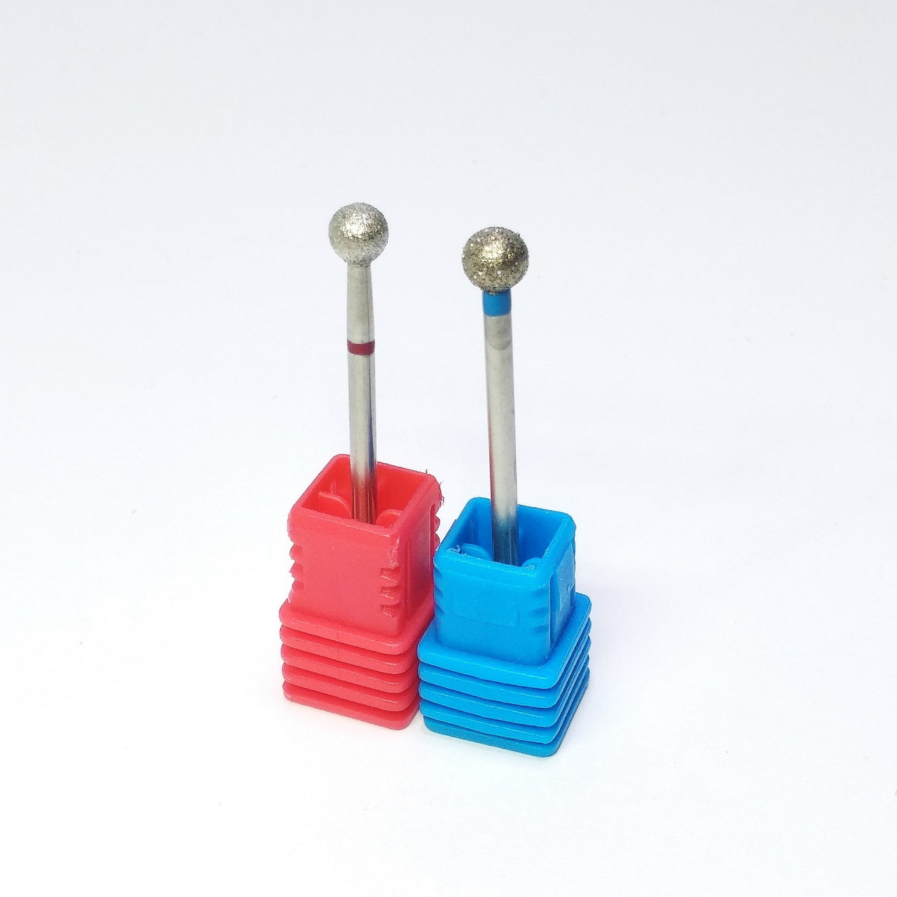 Фрези 2шт алмазні для манікюру/педикюру (куля)