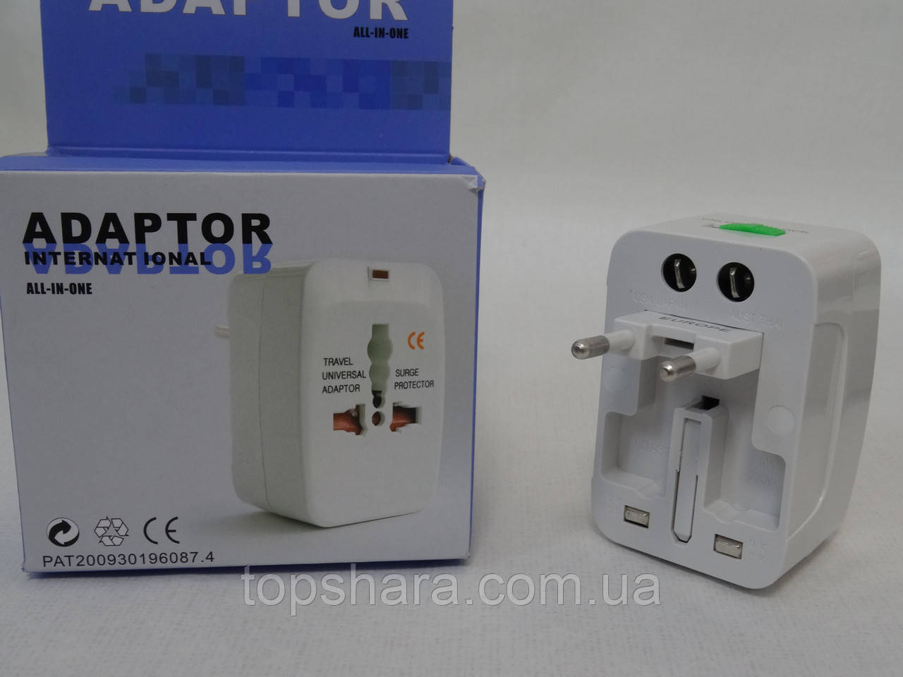 Мережевий трійник Multi/Global functions квадратний