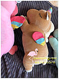 Величезна Іграшка - плед - подушка 3 в 1 Бежевий Єдиноріг подарунок для дітей, фото 4