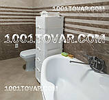 Комод пластиковий білий Ажур, на 6 ящиків. Efe (Ефе) Україна, фото 5