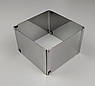 Кондитерська розсувна форма для випічки квадратна нержавіюча сталь 16см * 16см, В - 10см., фото 2