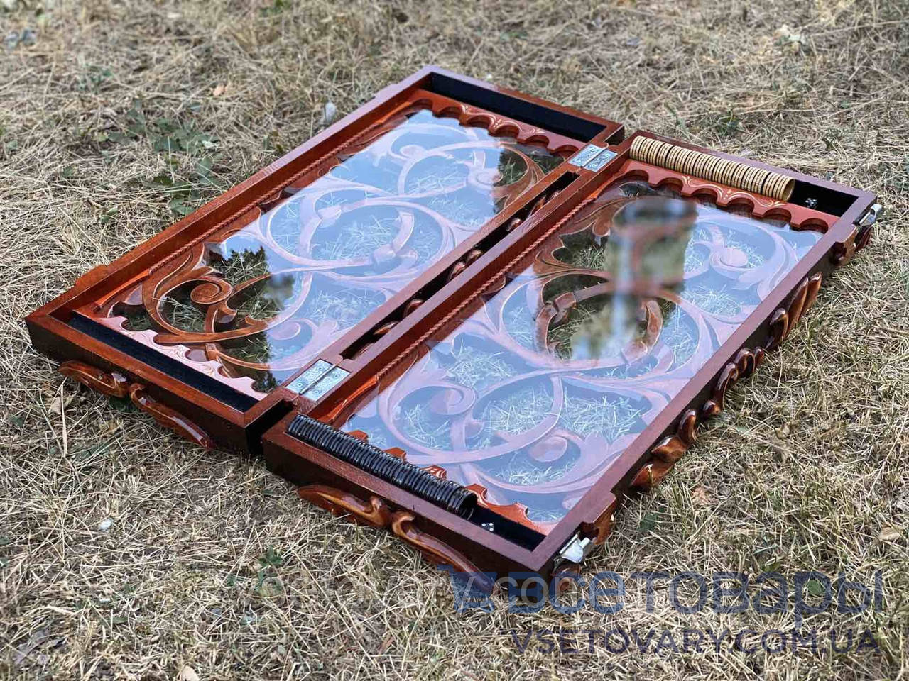 Нарди ручної роботи СТЕКЛО (65х65 см)