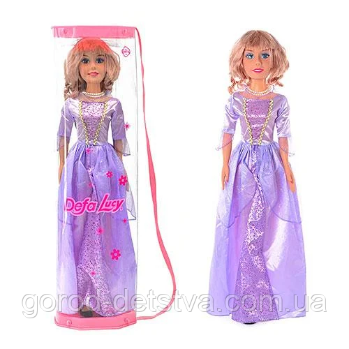 Лялька 8058 ростова DEFA 80см в тубусі, фото 1