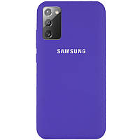 Silicone Cover Чехол для Samsung Galaxy Note 20 Фиолетовый / Purple