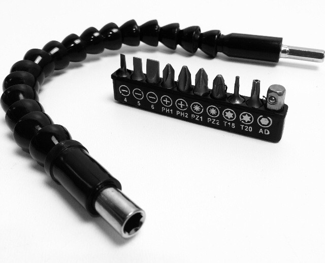 Гнучкий гвинтовий інструмент Насадки для викрутки10 IN 1 ART-5254 (100), фото 1