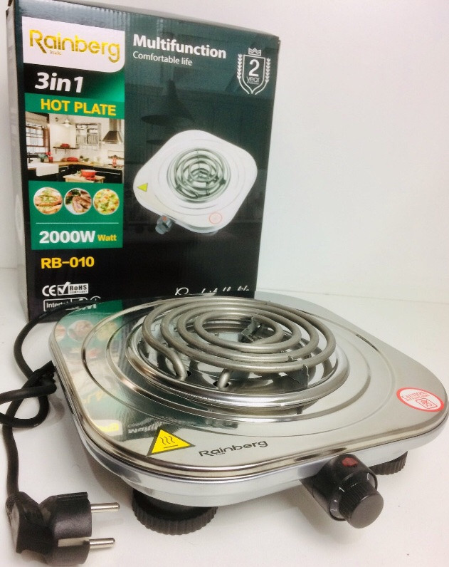 Електроплита протемфоркова Rainberg RB-010 (6), фото 1