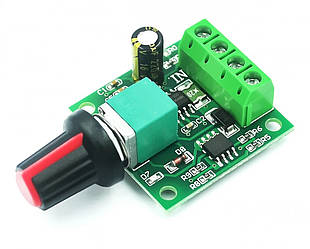 ШІМ-контролер. Керування швидкістю двигуна постійного струму з регулюванням 1.8-15 В 2 А