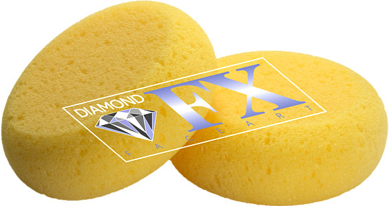 Спонж Diamond FX жовтий овальний.