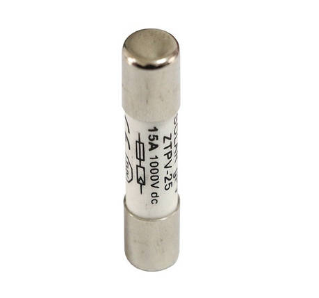 Плавкий запобіжник ZTPV-25, 15A, DC 1000V, постійна напуга, Q20, фото 1